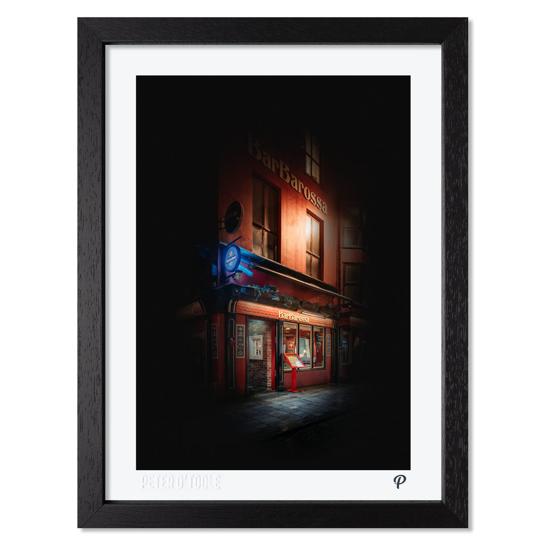 Barbarossa Pub Print (Framed)