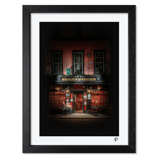 Charlies Pub Print (Framed)