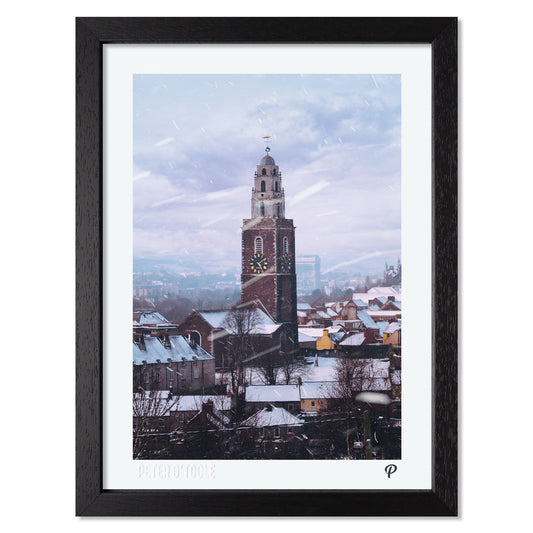 Christmas Bells Print (Portrait Framed)