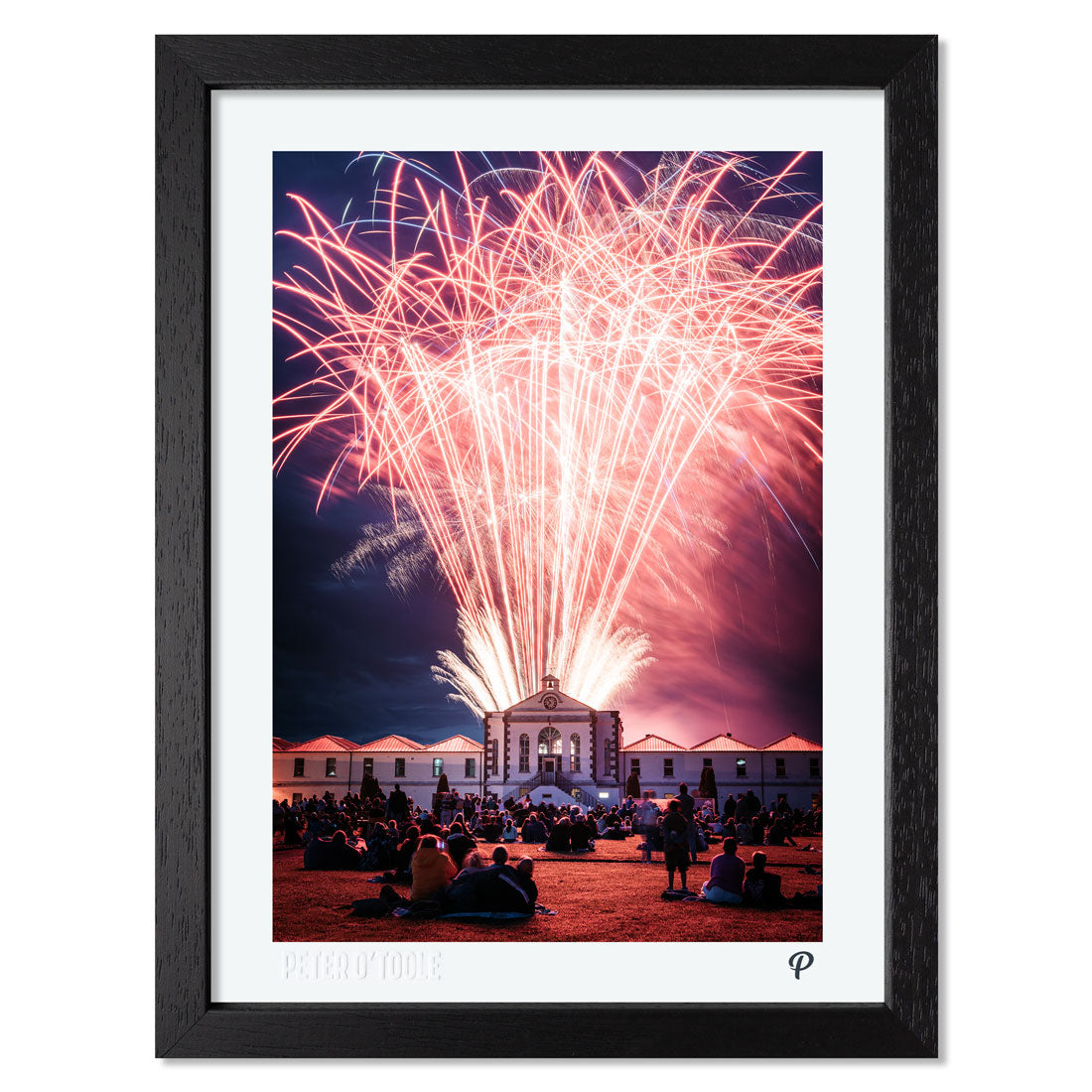 Spike Island Fireworks Print 2024 (Framed)