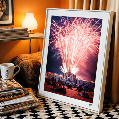 Spike Island Fireworks Print 2024