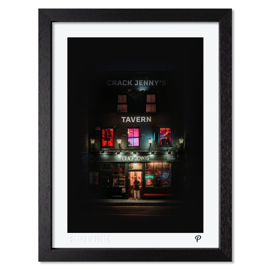 Crack Jenny's Pub Print (Framed)