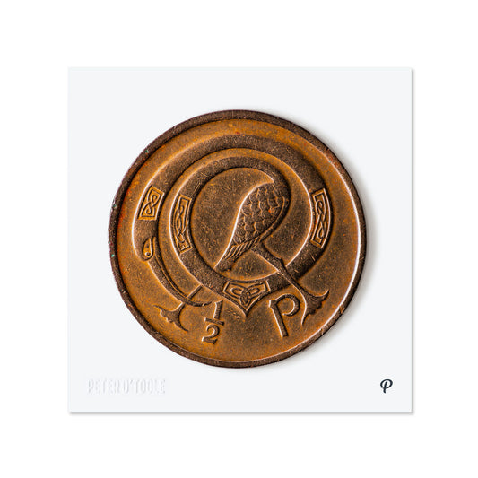 Half Penny Coin Print