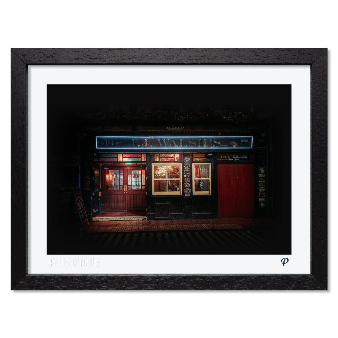 JJ Walsh's Pub Print (Framed)