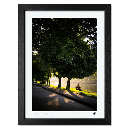 Marina Walk Glow Print (Framed)