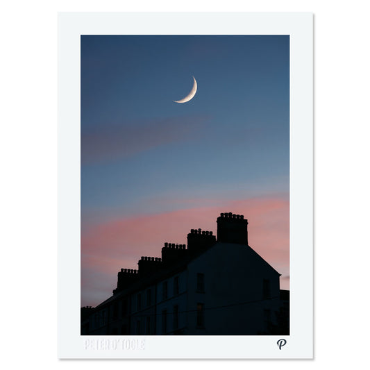 New Moon Over St.Lukes Print