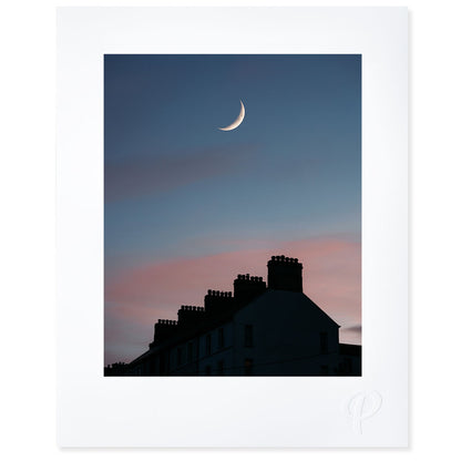 New Moon Over St.Lukes Print