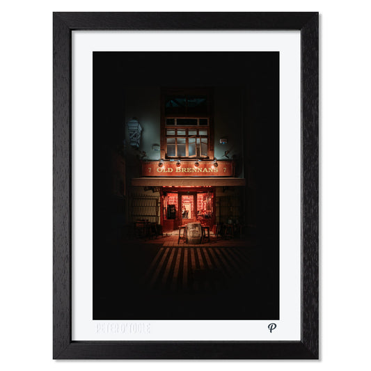 Old Brennan's Pub Print (Framed)