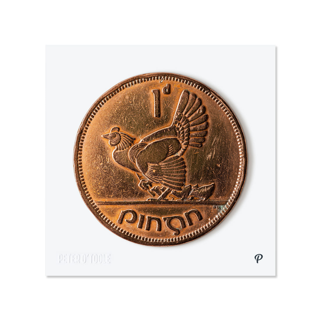 One Penny/Pingin Hen & Chicks Coin Print