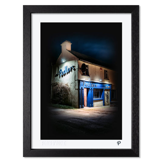 Pedlar's Cross Bar Pub Print (Framed)