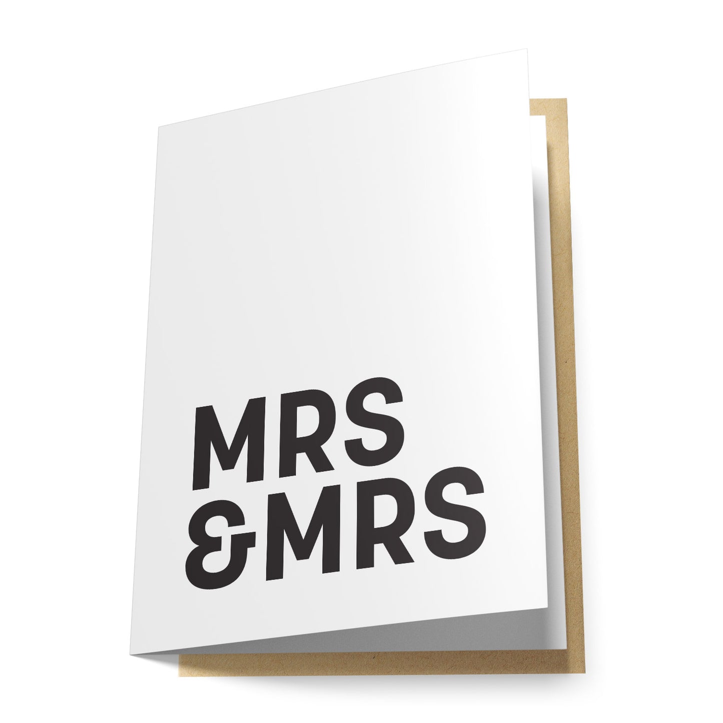 Mrs & Mrs Greeting Card