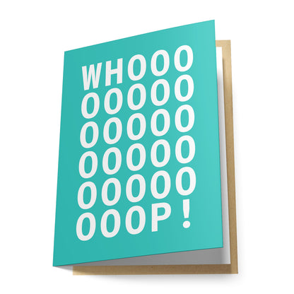 Whooop! Greeting Card