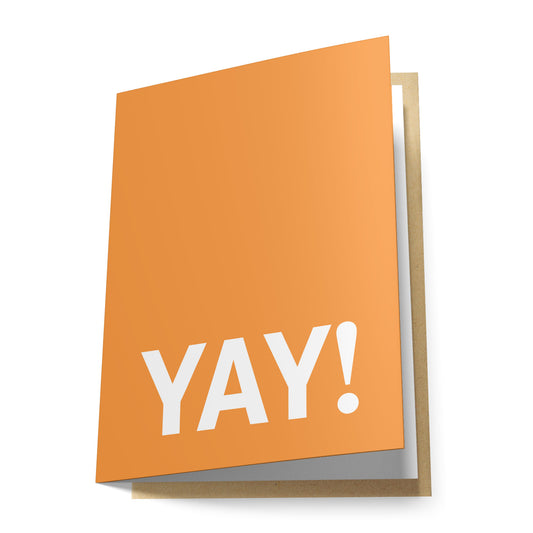 Yay! Greeting Card