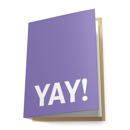 Yay! Greeting Card