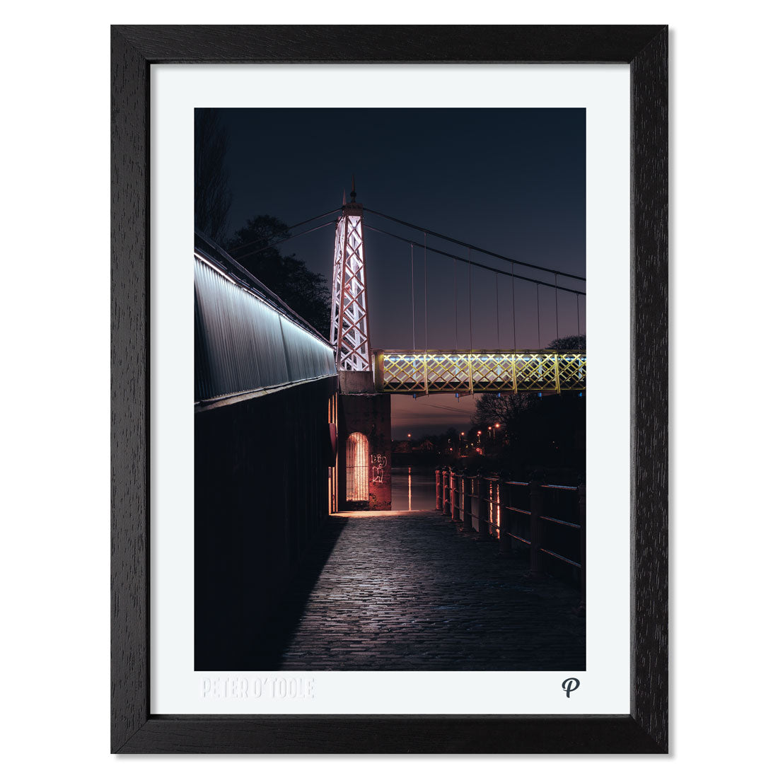 Shakey Nightfall Print (Framed)