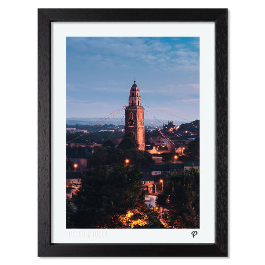 Shindig at the Bells Print (Portrait Framed)