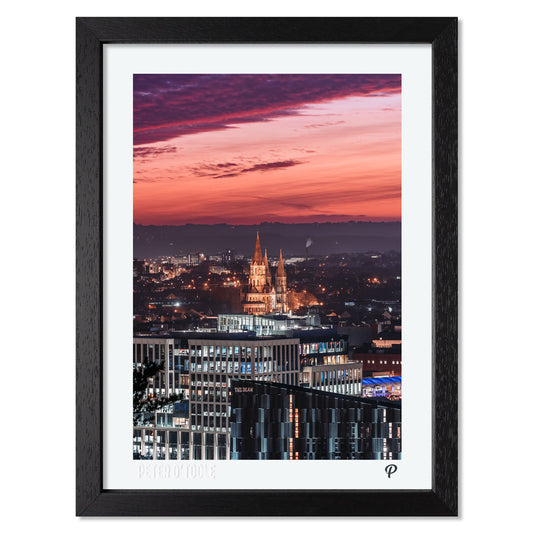 Smouldering Sunset Print 2023 (Framed)