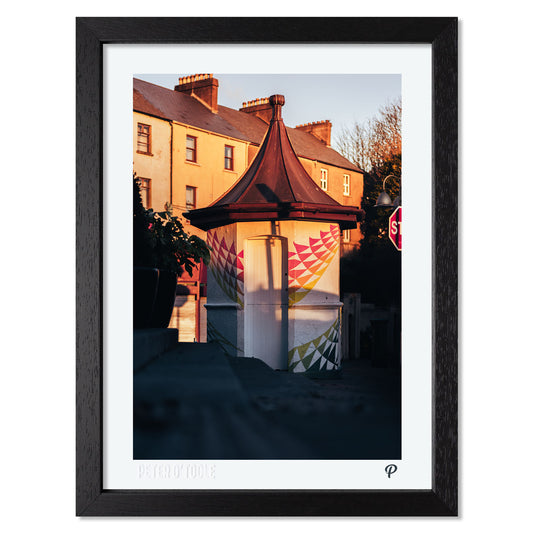 Sunset at the Cross Print (Framed)