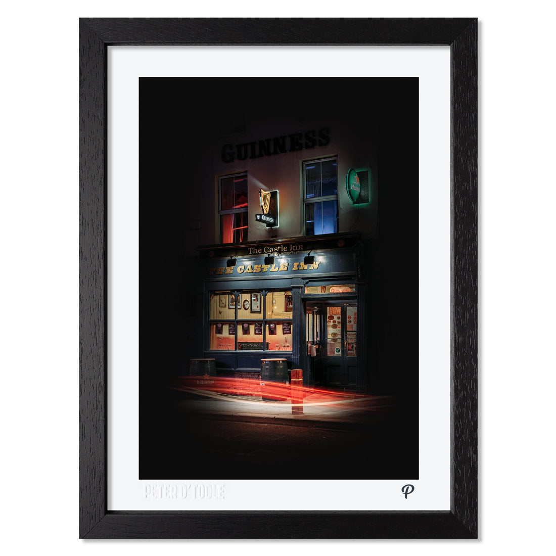 The Castle Inn Pub Print (Framed)