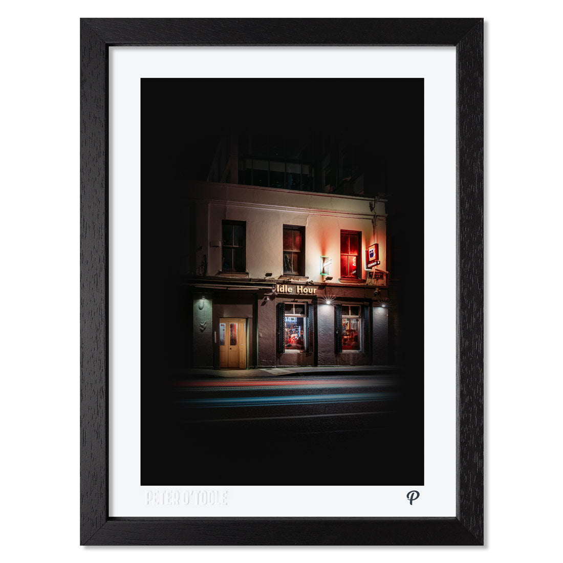 The Idle Hour Pub Print (Framed)