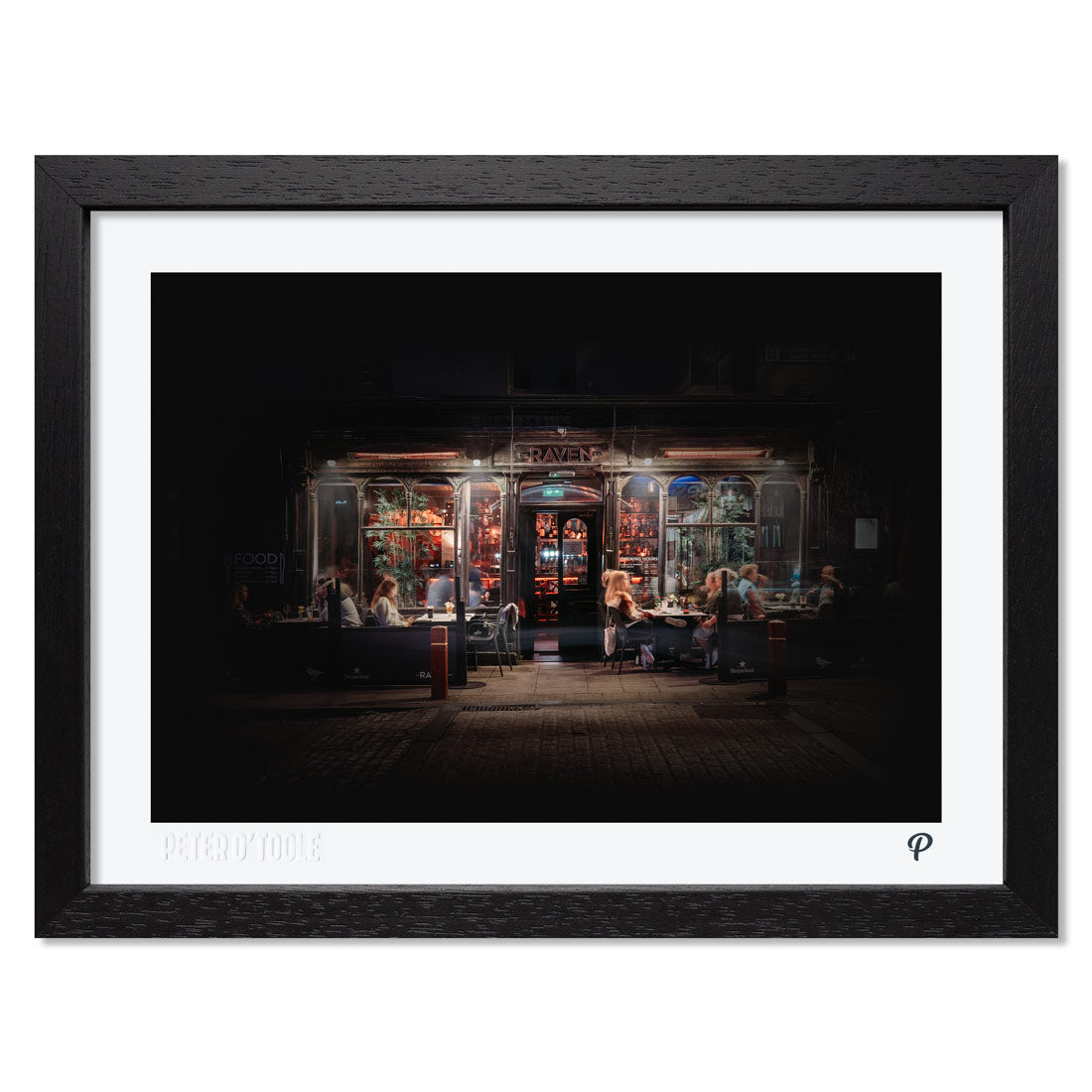 The Raven Pub Print (Framed)